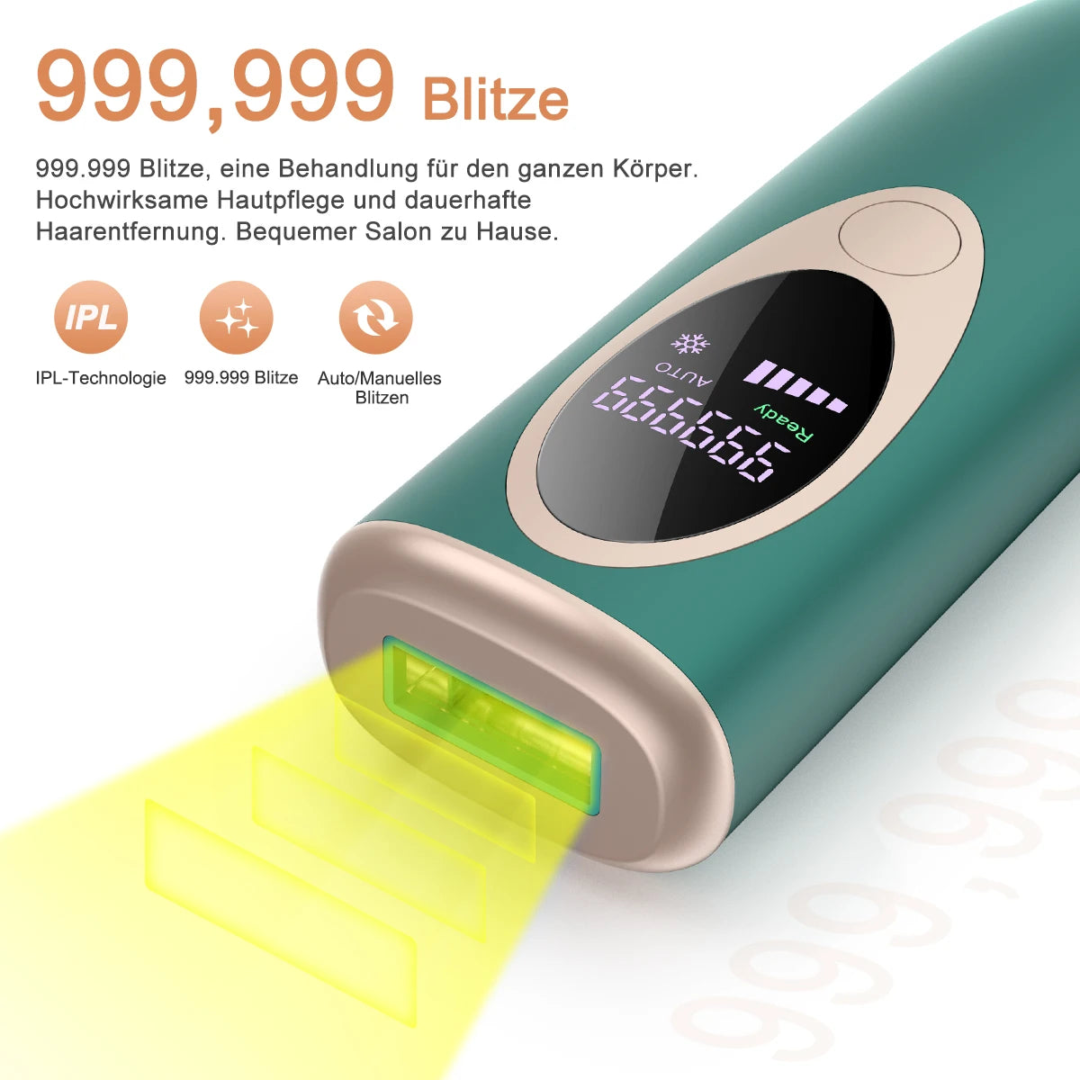 Body and bikinis laser epilator, permanent pulse hair removal for women, home use