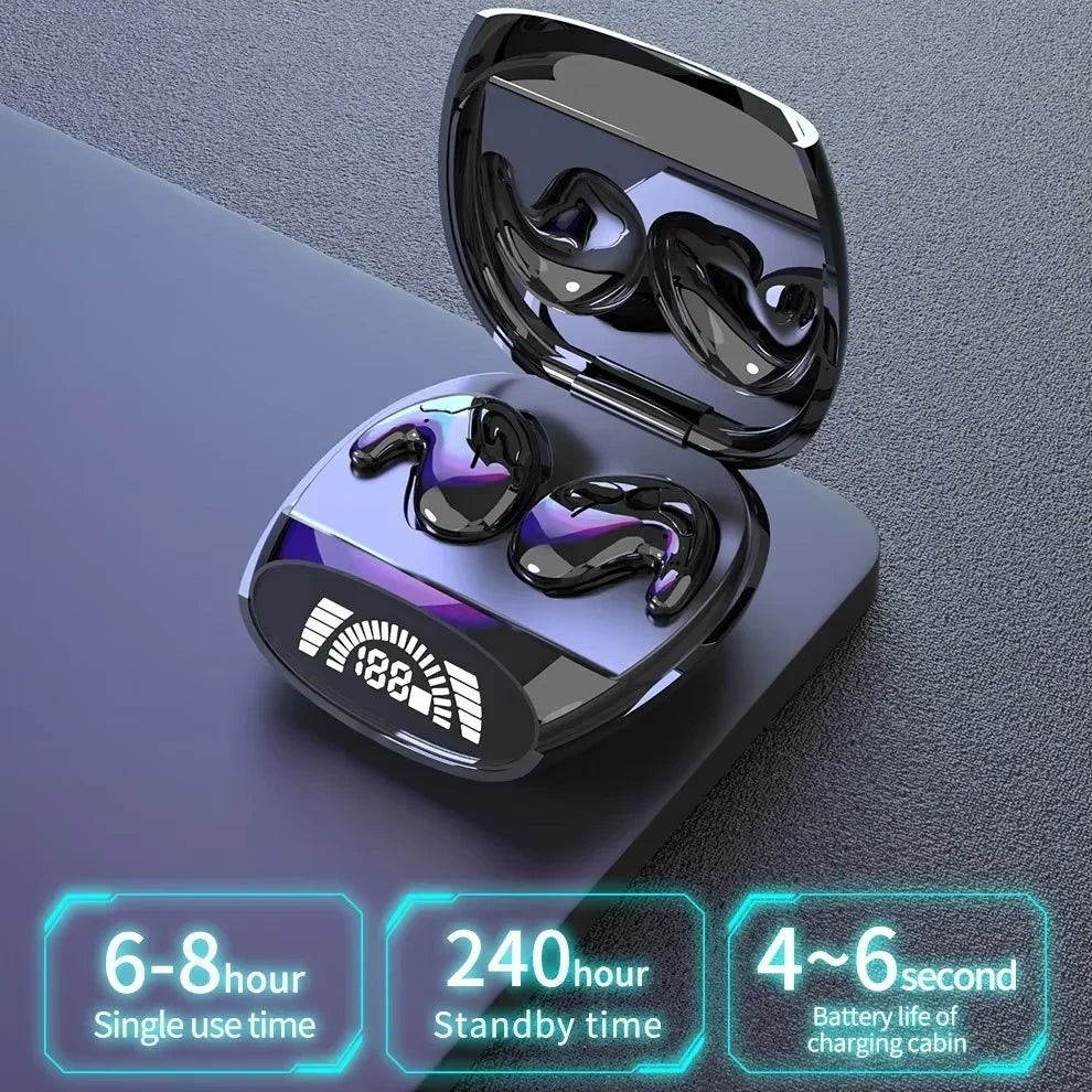 KEBIDUMEI Bluetooth 5.3 AI Translation Earphones 135+ Language Instant Translation Invisable Sleep Headphones Wireless Earbuds