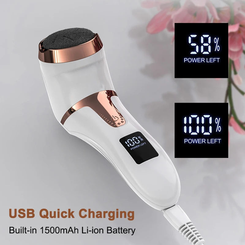 Electric Pedicure Tools Foot Care File Leg Heels Remove Hard Cracked Dead Skin Callus Remover Feet Foot Files Clean Care Machine