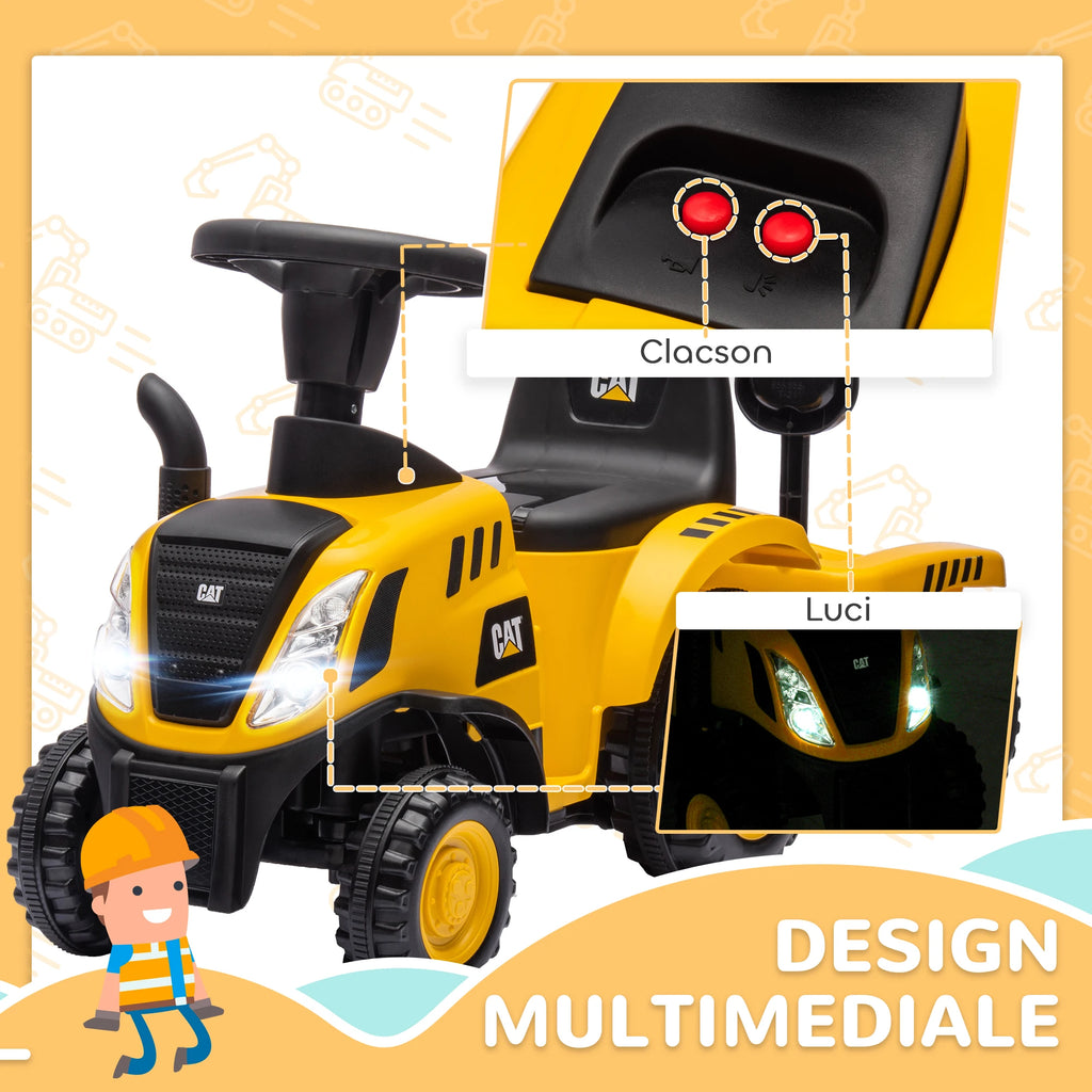 Toy Truck for kids 12-36 months, with shovel and trailer, PP and metal, kids toy car, ride-on toy car, kids car, toy car