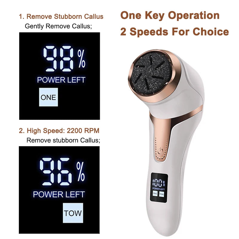 Electric Pedicure Tools Foot Care File Leg Heels Remove Hard Cracked Dead Skin Callus Remover Feet Foot Files Clean Care Machine