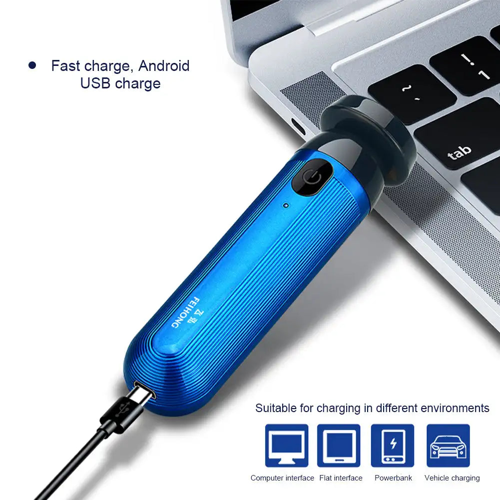 1pcs High-Speed Fast Charging Portable Electric Shaver for Men and Women Mini Rechargeable Shaver Easy To Dismantle in One Step